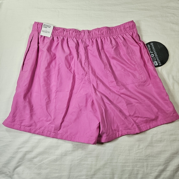 Nike Club 6" Woven Flow Shorts Futura Logo Pink White FN3307-675 Men's Size XL - Picture 5 of 7